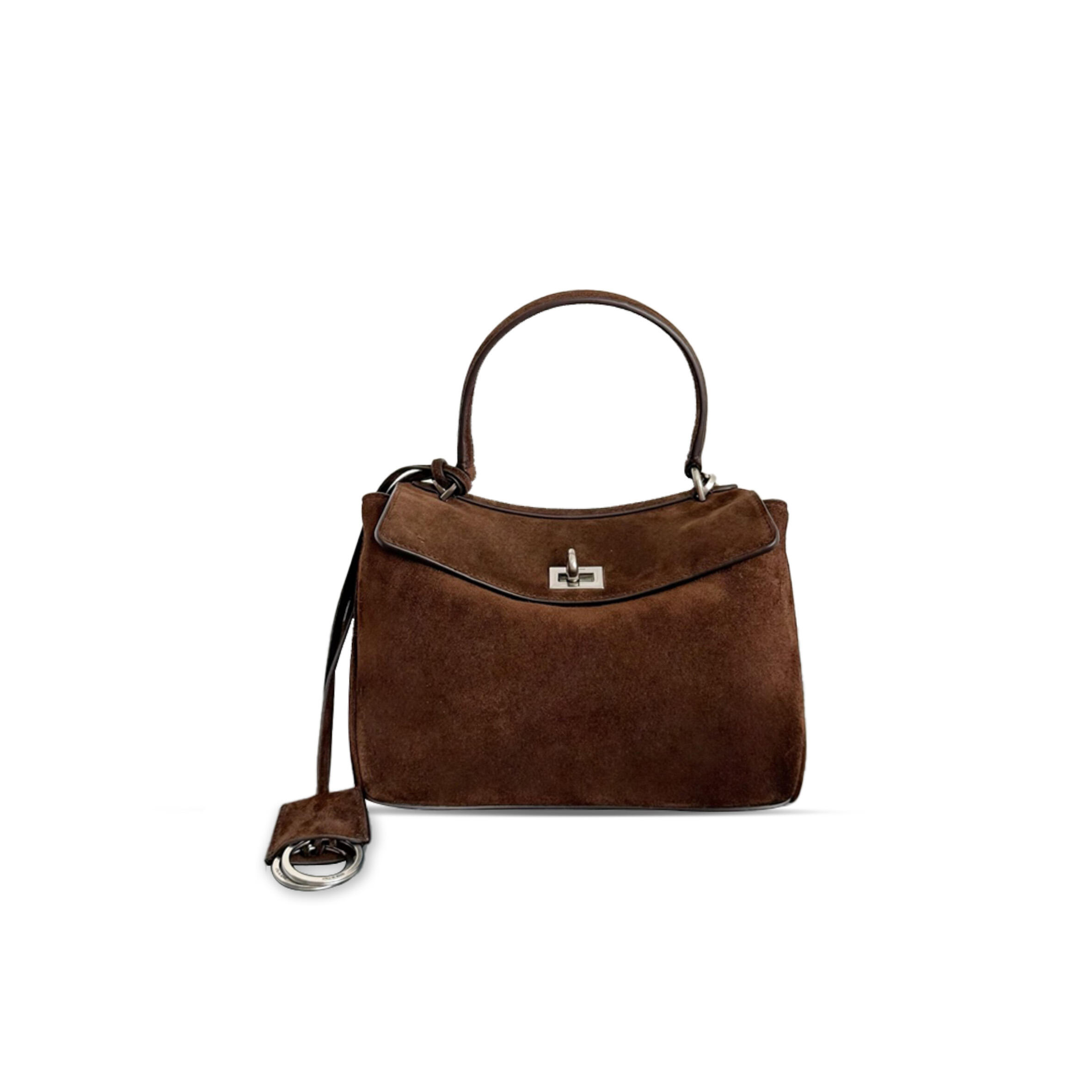 Ba1en*iaga women''s rodeo handbag mini in light espresso 7954562aa2v1000 (22.8*9.9*8.3cm)